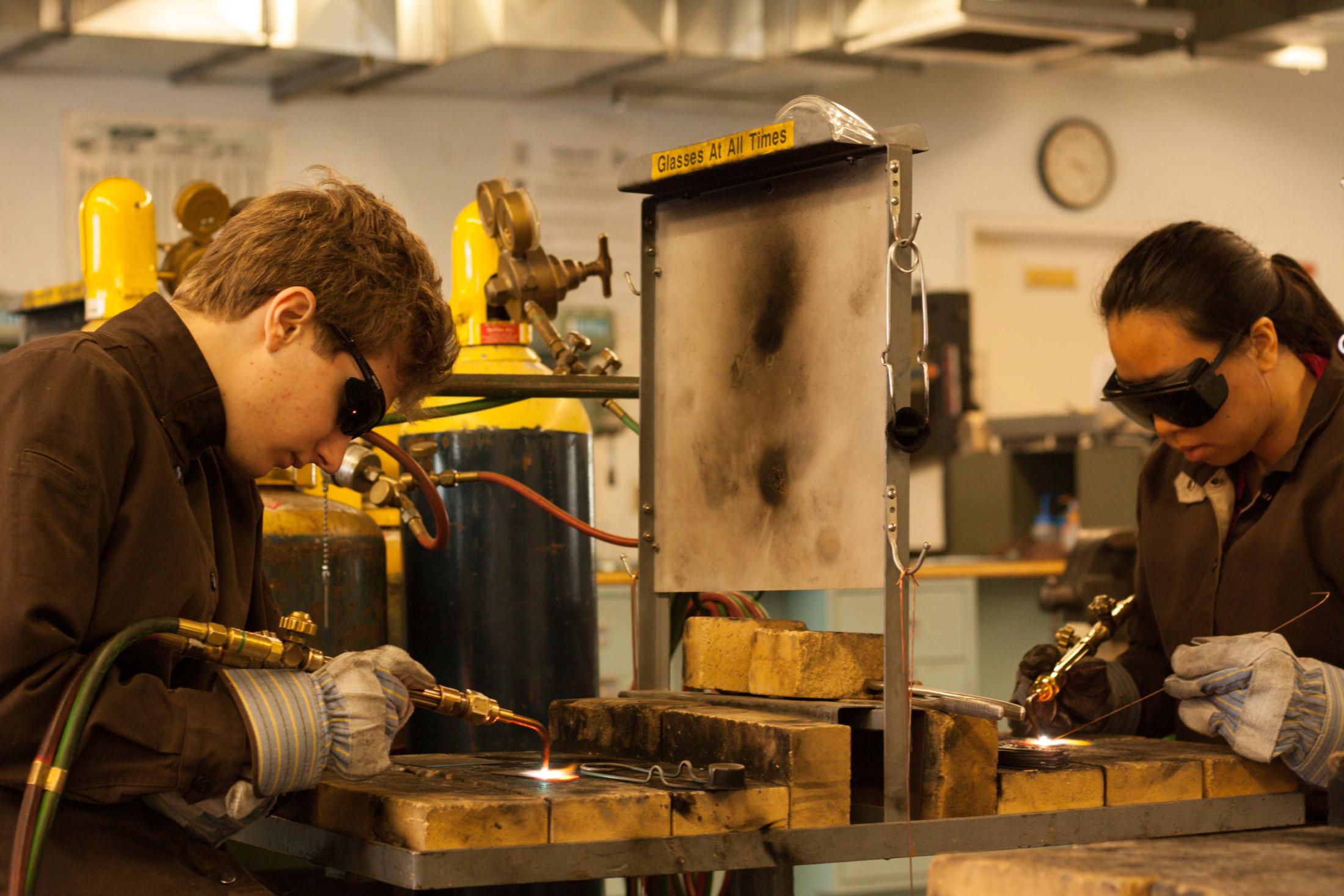 Welding at WCAE