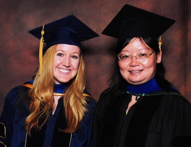 Amanda Hildebrand and Dr. Julia Fan