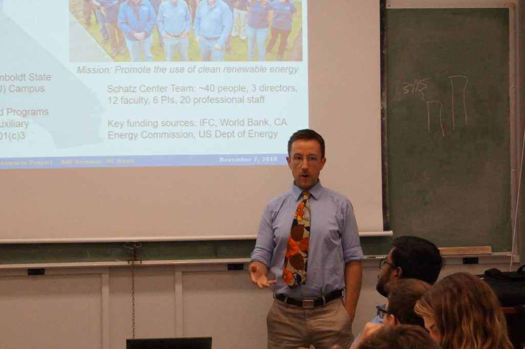 Jerome Carman Schatz Energy Humboldt at UC Davis BAE Seminar