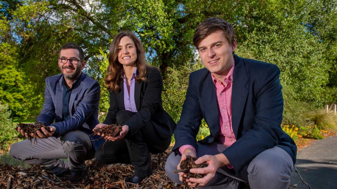 Jesus Fernandez-Bayo, Lydia Palma and Matthew Paddock of Biomilitus 3 members of the team
