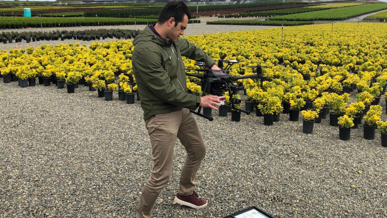 Flying Drones Over Hines Nursery Biological And Agricultural Engineering