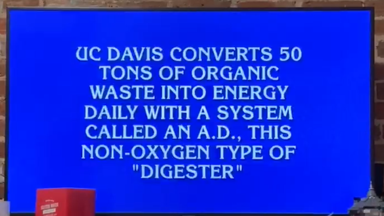Photo: Allen Tollefson/UC Davis. uc davis biological agricultural engineering jeopardy anaerobic digester