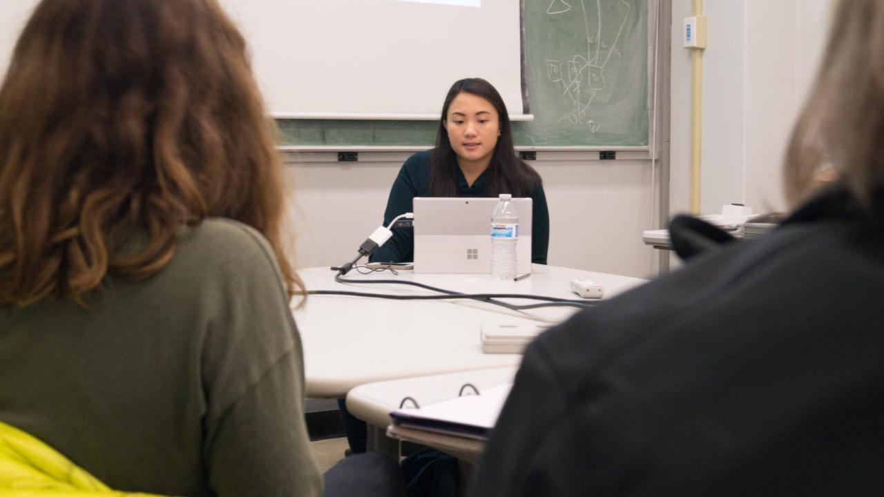 Ferisca Purti Prepares for her Seminar at UC Davis BAE