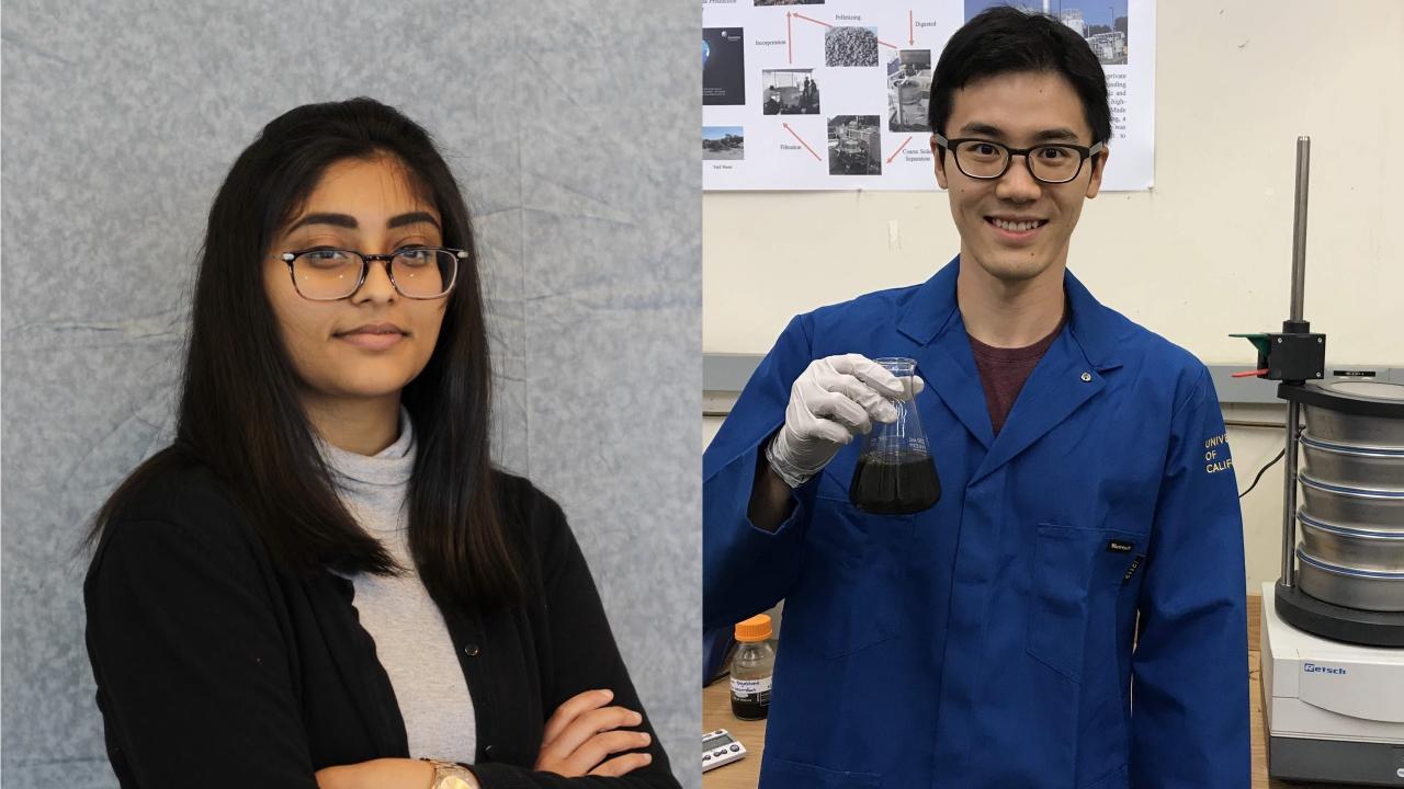 M.S. student Achala Rao (left) and Ph.D. student Yike Chen (right) are among this year's class of Business Development Fellows. Photos courtesy of Achala Rao and Yike Chen. uc davis biological agricultural engineering business development fellows graduate