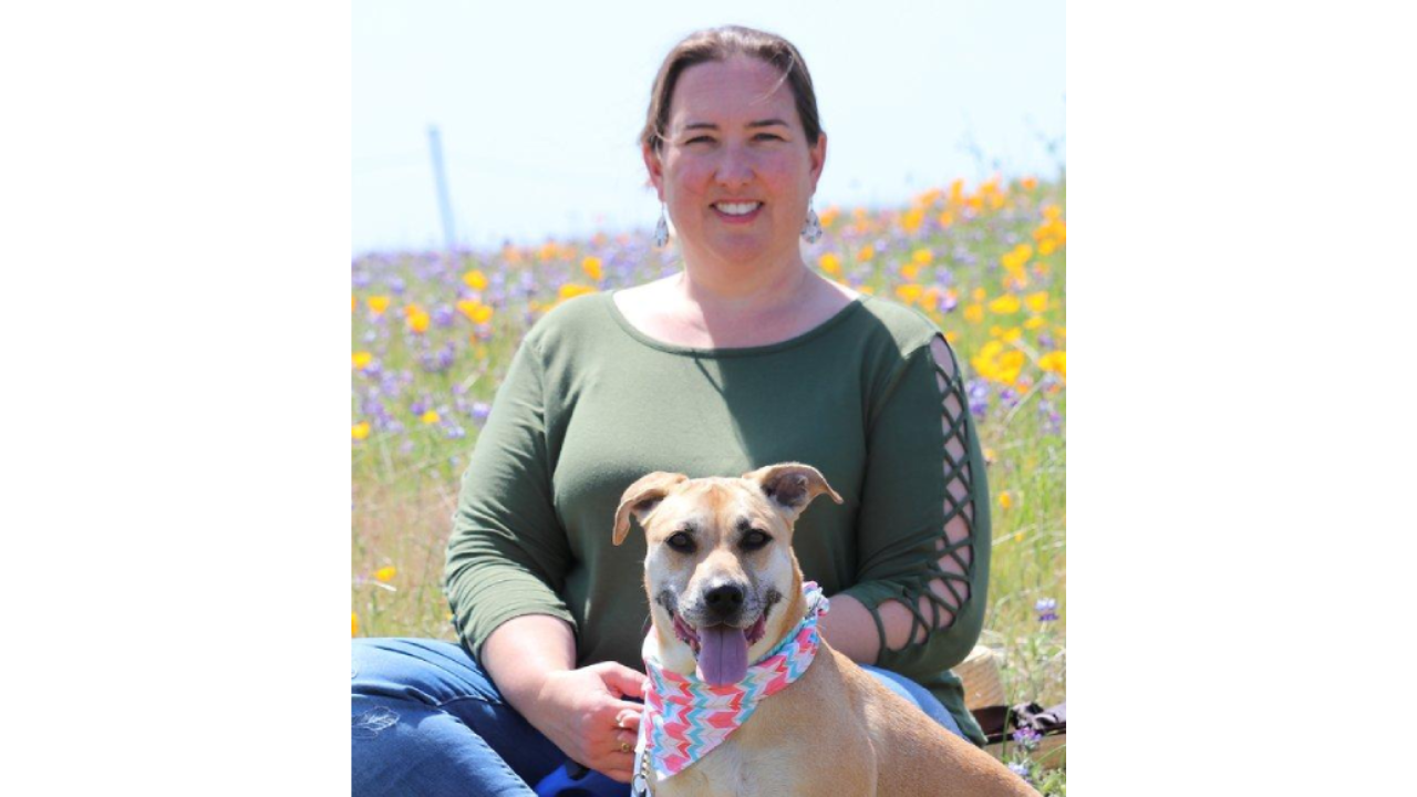Picture of Carolyn M. Jones with her dog