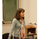 Picture of Jennifer Payne-Strimaitis in a classroom